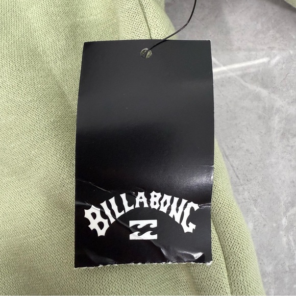 Women’s Billabong Rhodes Full Zip Hoodie Jacket Pockets Sage Green Size Small - Picture 11 of 16